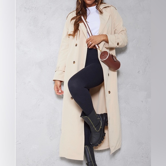PrettyLittleThing Jackets & Blazers - SOLD PrettyLittleThing Oversized Trench Coat